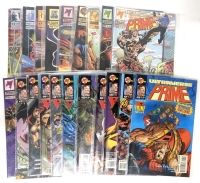 20 Vintage MALIBU Comics ULTRAVERSE PRIME #5-8, #10-14, #16-26, Most Direct Edition, All Bagged