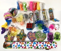 30+ Small Party Favors: Slap Bracelets, Mini Skateboards, Squishy Critters, Slap Hands +
