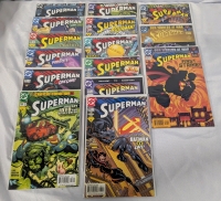 15 Vintage DC Superman Comics. #154-159, 162, 163, 165, 168, 169, 171-173.