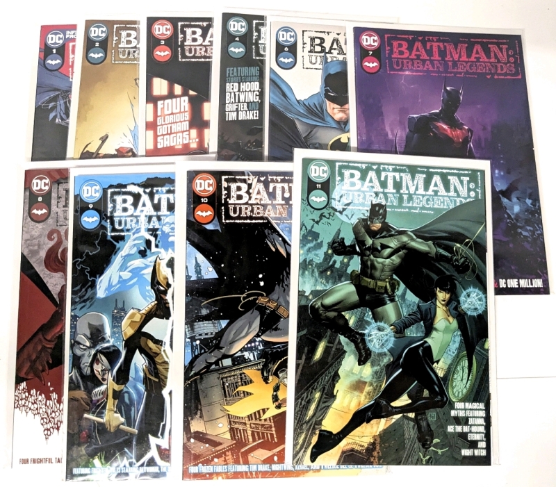 DC Infinite Frontier: BATMAN : URBAN LEGENDS Issues #1-4, #6-11, 10 Comics Total, All Bagged & Boarded