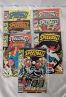7 Vintage Marvel Speedball the Masked Marvel Comics. Issues 1-5, 8, 10.
