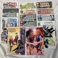 [Varient Covers Included] 14 DC Dark Knights of Steel Comics. 1-10 and Takes if three Kingdoms #1. With Varient Covers of #1 and 10 and Duplicate #6.
