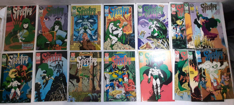 Mid-High Grade DC The Spectre (1987 Second Run) Comics, Issues #1, #3-17