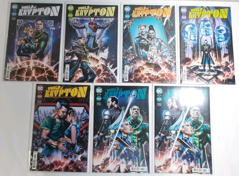 High Grade DC World of Krypton (2021) Comics, Issues #1-6, Includes #6 Duplicate