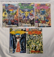 5 Vintage DC Millenium Collection Millenium Week Comics. Issue 1-3, 6, 7.