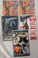 5 DC Superman Comics. Superman Strength Issues 1 & 2 (2 copies of 2), Superman "Where is thy Sting" and Superman Elseworld "Speeding Bullets"