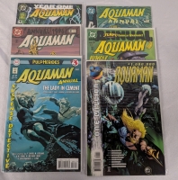 6 Vintage DC Aquaman Comics. 1995-1999 Annuals & 1,000,000 Comic
