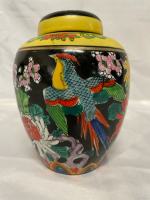 Vintage 7&rdquo; Handmade Double-lidded Ginger Jar | No Chips or Cracks