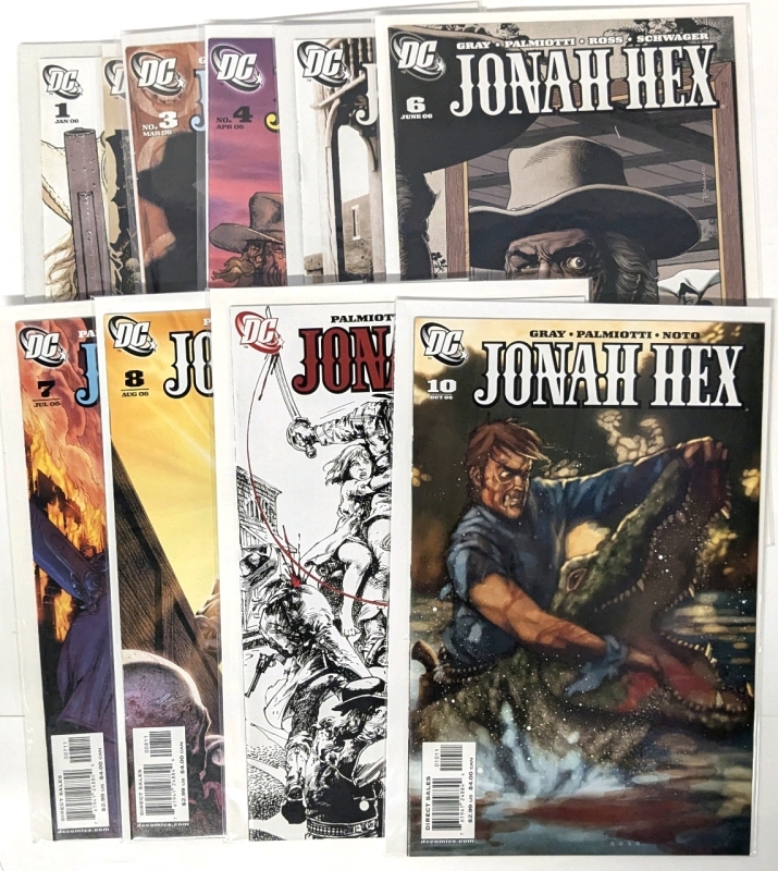 DC Comics Direct Sale JONAH HEX Issues #1-10, All Bagged & Boarded