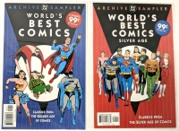 2 DC Comics Direct Sale ARCHIVE SAMOLETD : World's Best Comics Golden Age & Silver Age, Both Bagged & Boarded