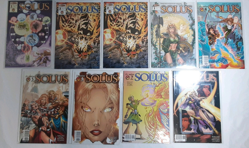High Grade Boom CrossGen Entertainment Solus (2003) Comics, Issues #1-8, Includes #2 Duplicate (Complete Run)