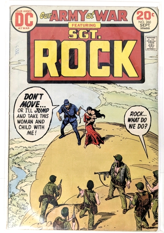 [Uncommon] Vintage DC Comics OUR ARMY AT WAR Featuring Sgt. Rock, No. 260, Bagged & Boarded