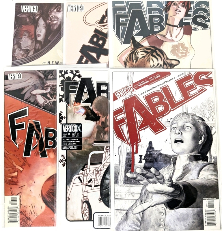 [2nd Run] VERTIGO Comics Direct Sale: FABLES, Issues 6-11, All Bagged & Boarded