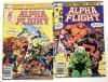 9 Vintage MARVEL Comics ALPHA FLIGHT Key Issues : 1, 2, 11, 18, 40, 52, 87, 89, 90 - Some Bagged, Some Bagged & Boarded - 2