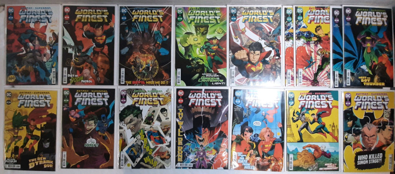 High Grade DC Batman & Superman: World's Finest (2022) Comics, Issues #1-14, Includes #6 & #7 Duplicates (Consecutive Run)