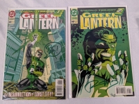 [Autographed] 2 DC Emerald Twilight Green Lantern Comics Signed by Ron Marz. Issues #49 & #49