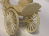 Vintage Celluloid Japanese Rickshaw Figure with Geisha in Cart likely from the Early 20th Century specifically the 1930s Approximately 3.25 x 4 inch - 4