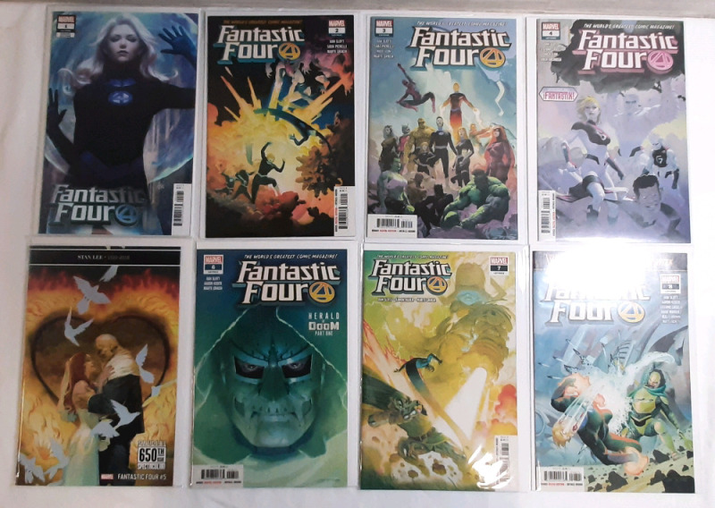 High Grade Marvel Fantastic Four (2018) Comics, Issues #1-12 . Consecutive Run