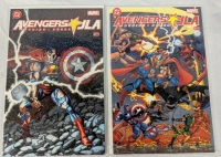 2 DC & Marvel Comics Avengers & Justice League of America Crossover Comics. Issues #2 & #4.