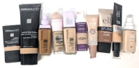 [See Desc] Assorted Foundation: DERMABLEND, MAYBELLINE, COVER GIRK, E.L.F, L'Oreal