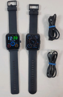 Two (2) Smart Watch / Fitness Trackers w/Charging Cord . Both have enough power to test , Not tested beyond power up