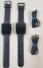 Two (2) Smart Watch / Fitness Trackers w/Charging Cord . Both have enough power to test , Not tested beyond power up - 2