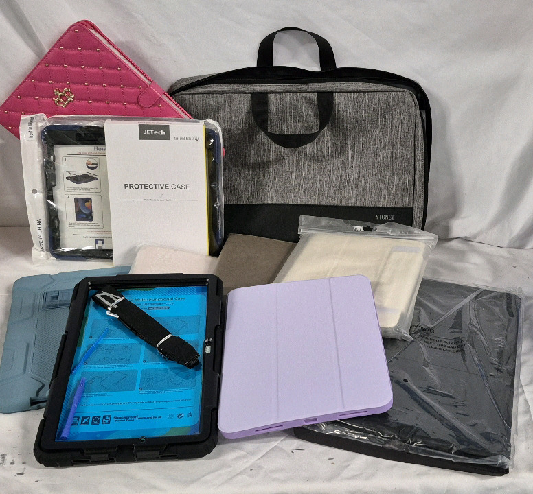 12 New Tablets, iPad Mini's Cases & Ytonet Laptop Bag