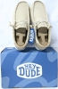 New Size 13 Men's HEY DUDE Wally Stretch Sox (Irish Cream/Egret) Retails $79.99! - 2