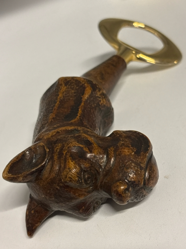 Made In Italy Bottle Opener Hound Dog Design 1970&rsquo;s Approximately 6 inch