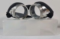 New - Restoration Hardware Clear Lense Welders Goggles .