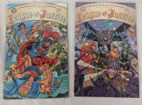 2 Vintage DC League of Justice DC Elseworlds Comics.
