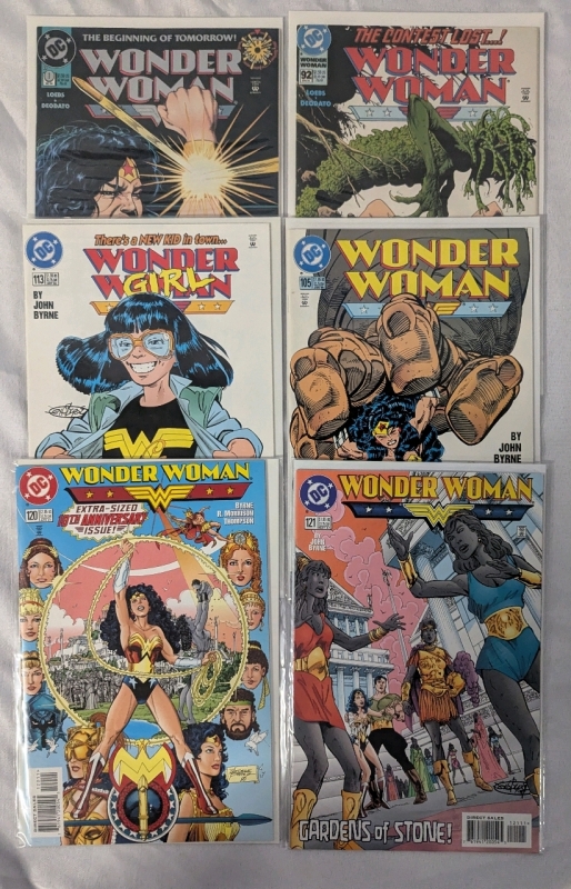 6 DC Wonder Woman Comics.