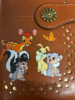 Walt Disney Bambi and Friends Wallet with Wrist Strap - RFID Blocking Retro Long Clutch Purse Credit Card Holder with Zipper Pockets & Snap Closure Nylon lining approximately 7.5 x 4 Inch - 2