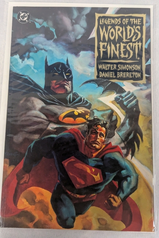 Vintage DC Legends of the World's Finest Comic.