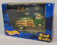 2002 Hot Wheels '50 Ford Woody Rad Rods Diecast Car . Sealed .