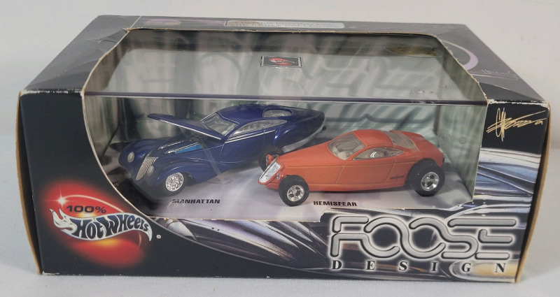 2001 Hot Wheels Foose Design Diecast Car 2-Pack . Never Removed from Box