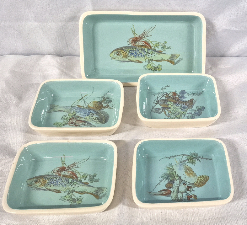 5 Beautiful Devon Pottery Fish Dishes