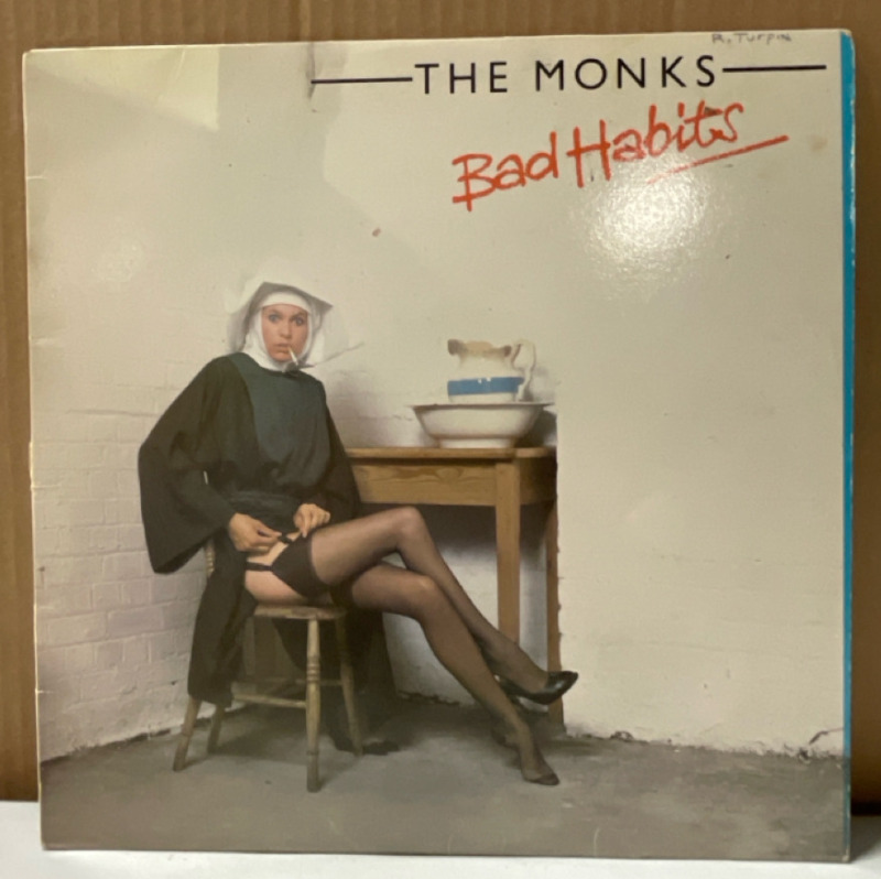 Vintage 1979 THE MONKS : Bad Habits Record LP