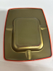Ashtray Pin Up Model Hack&rsquo;s Garage Saskatchewan Grenfel 160&rsquo;s 20th Century Naughty Bright Orange Red Approximately 4.75 x 3.75 inch - 2