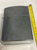 Giant Size Zippo Style Lighter Metal Late 20th Century Tonacciana Novelty Very Heavy Approximately 7 inch - 3