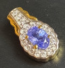 New Tanzanite White Topaz ( 0.45ct) Demure Pendant - 6