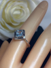 Unheated Natural Sky Blue Topaz 6mm New Sterling Silver Ring Size 7 - 3