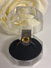 New 925 Sterling Silver Ring Round Citrine 7mm Spinel Natural Gemstone Size 7 Lovely - 5