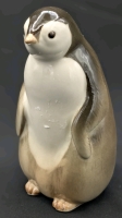 Rare Signed Vintage LOMONOSOV Russia USSR Baby Penguin Chick Figurine, 5.75" Tall, No Chips or Cracks