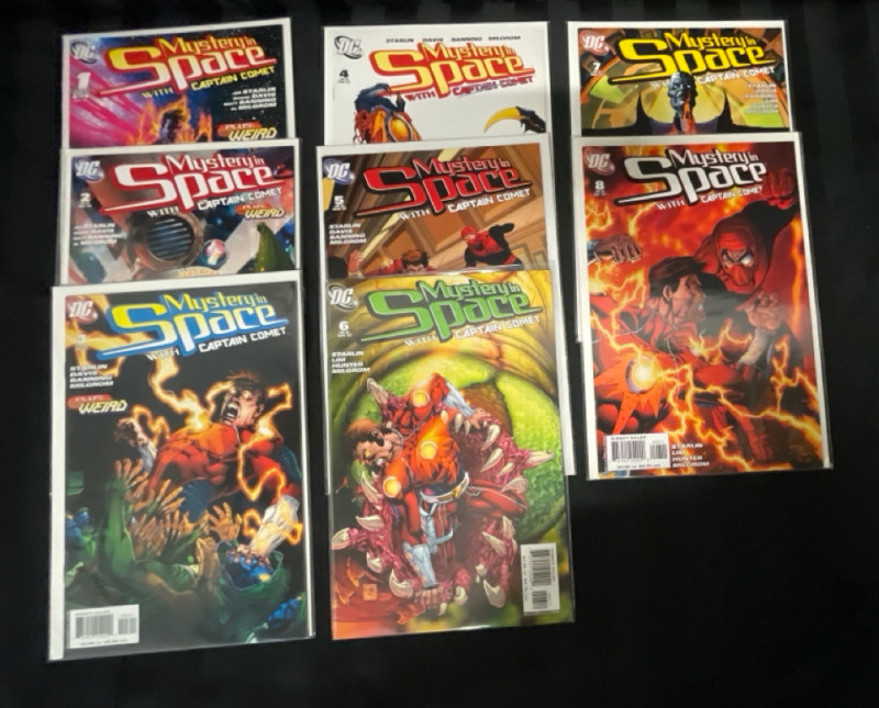 DC Comics 2006 Mystery in Space with Captain Comet | 1-8 Complete Run | Very Fine Ungraded Condition