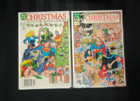 2 DC Vintage 1988 Christmas with the Superheroes | #1&2 | Very Fine Ungraded Condition
