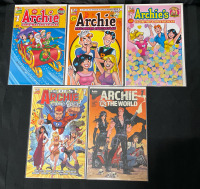 5 Archie Comics | Celebrating 80 Years | Very Fine Ungraded Condition