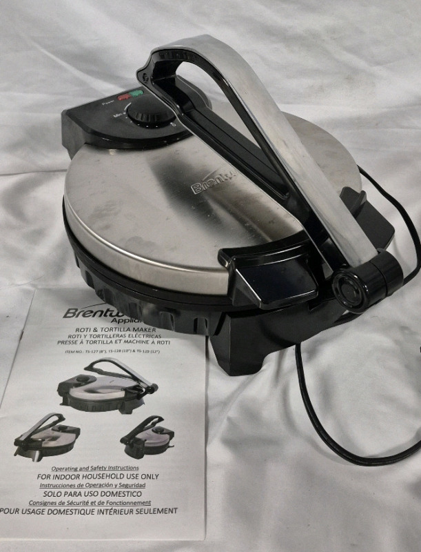 Brentwood Roti & Tortilla Maker - Working