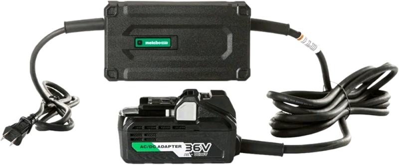 New Metabo HPT 36V AC/DC Adapter for 36V Multivolt Power Tools - 20 Ft Pivoting Cord | Can Be Used with Generators or Long Extension Cords | ET36A Retails for $168