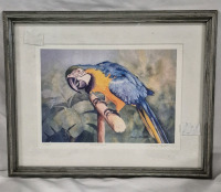 Vintage Framed Print "Annabanana" Signed by Shirley Shuman #ed 1/150
